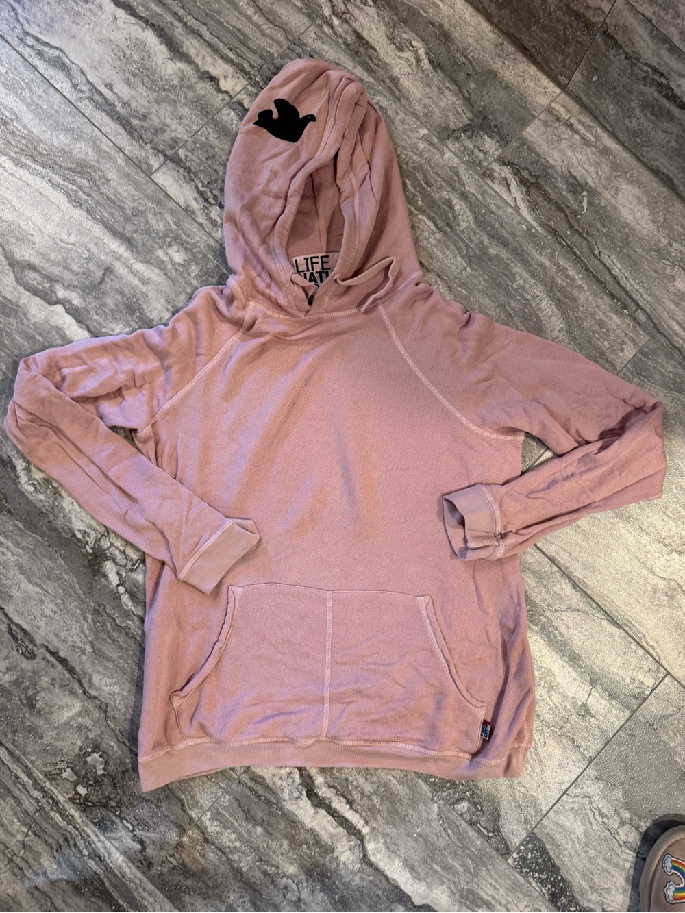 freecity Dusty Rose Lightweight Hoodie Sweatshirt
